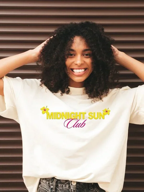 Midnight Sun Club Graphic Tee Shirt - Picture 4 of 5